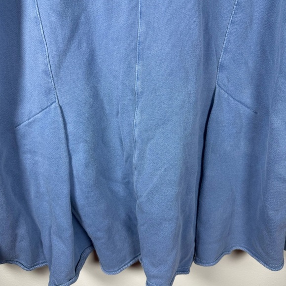 Pilcro by Anthropologie Flynn Blue Peplum Hoodie Size Large - Picture 14 of 16